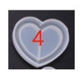 Molde silicona shaker corazon - 30023