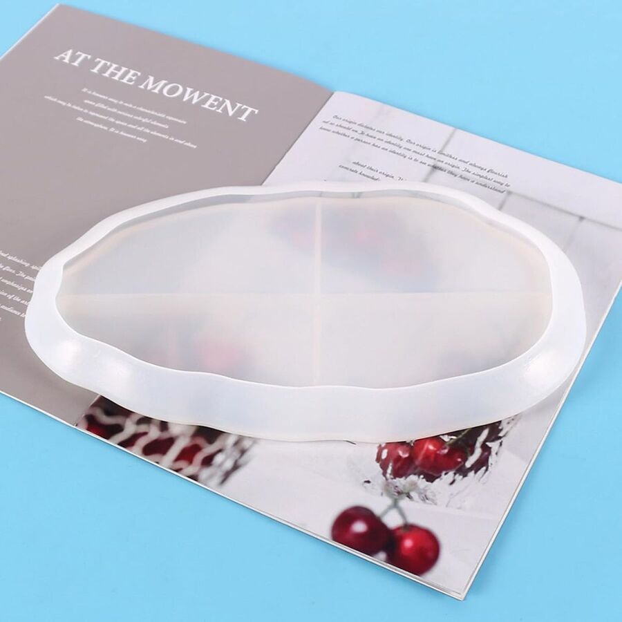 MOLDE DE SILICONA PARA BANDEJA RESINA, YESO, CEMENTO