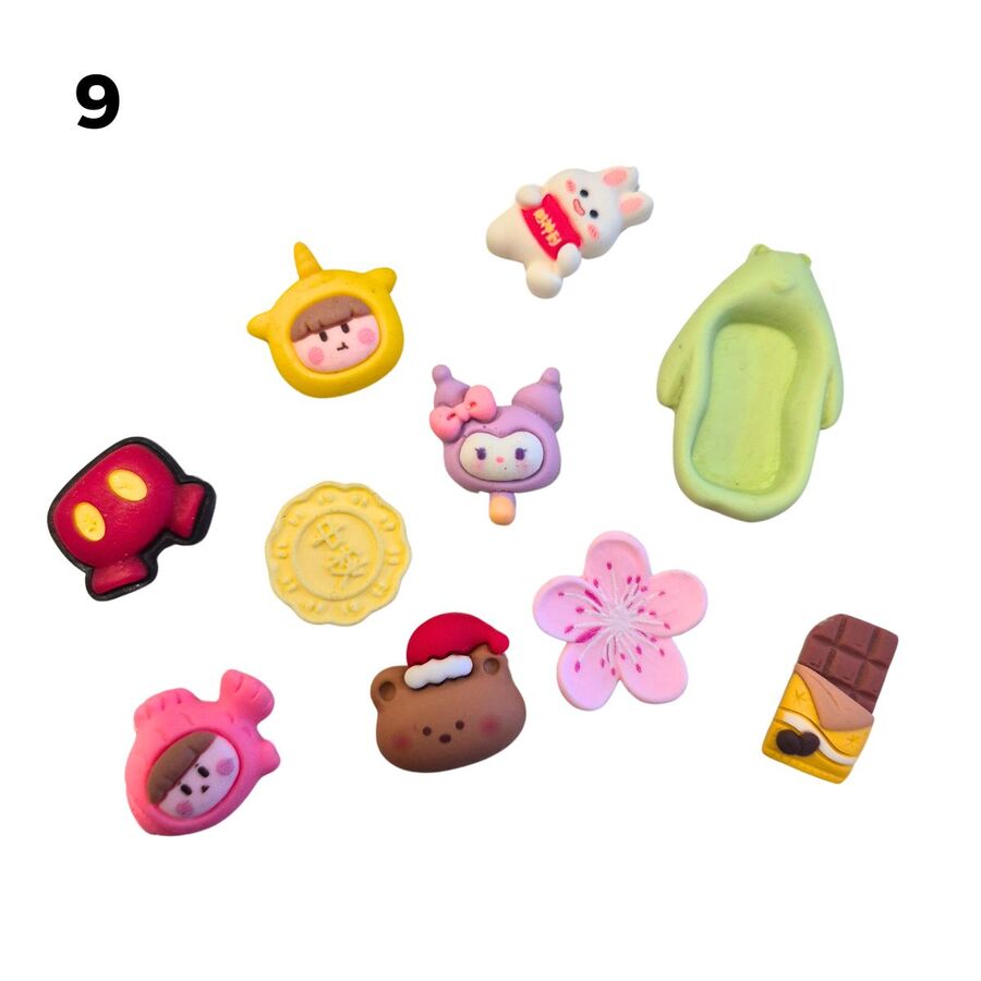 PACK 10 CHARMS SURTIDOS