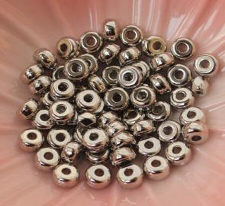 200 Separadores Plateado Plastico