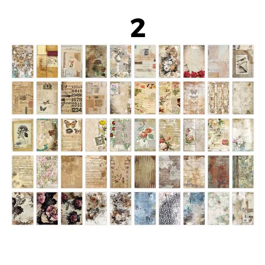 Libro de papeles decorados coleccion florales