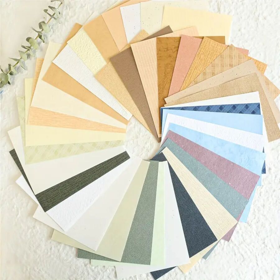 Papel con Textura Decorativa para Scrapbooking,