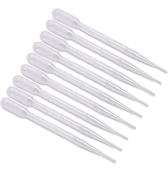 20 PIPETAS DE TRANSFERENCIA 3ml PARA RESINA