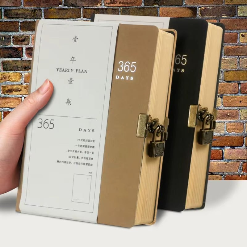 Cuaderno libro 365 dias CON CANDADO