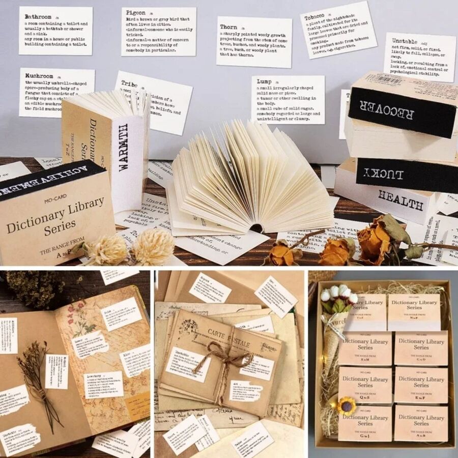 Block Papeles diccionario