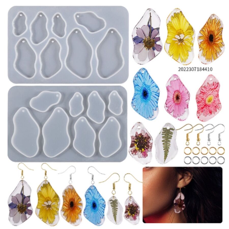 Molde de silicona Caravanas pendientes - 29639