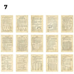 Set papeles vintage grandes