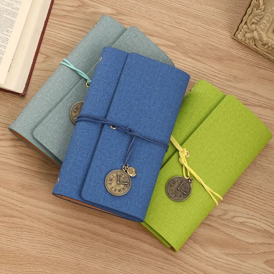 Midori Bitacora con anillas ecocuero