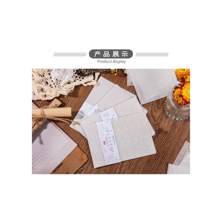 Papel vegetal con relieve