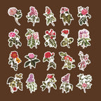 Sobre mix pegatinas flower