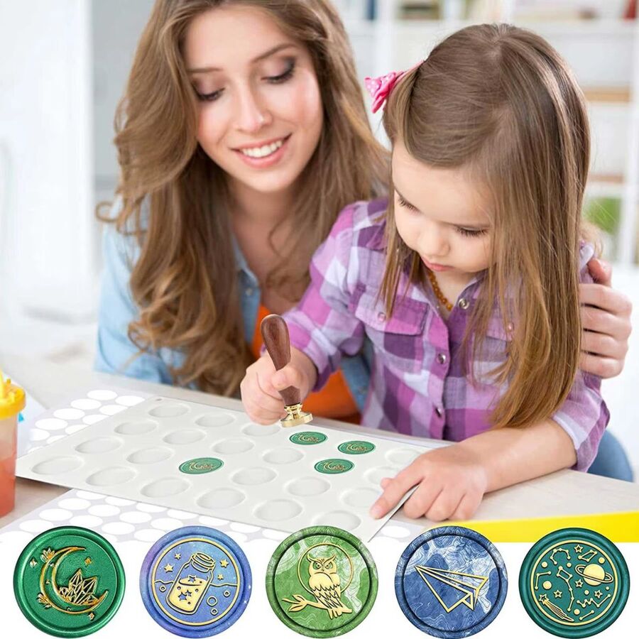 Molde de silicona para lacres redondo