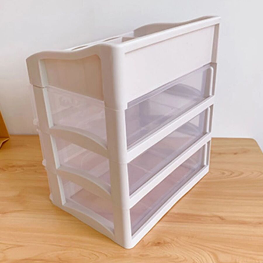 Organizador escritorio cosmeticos 2 cajones