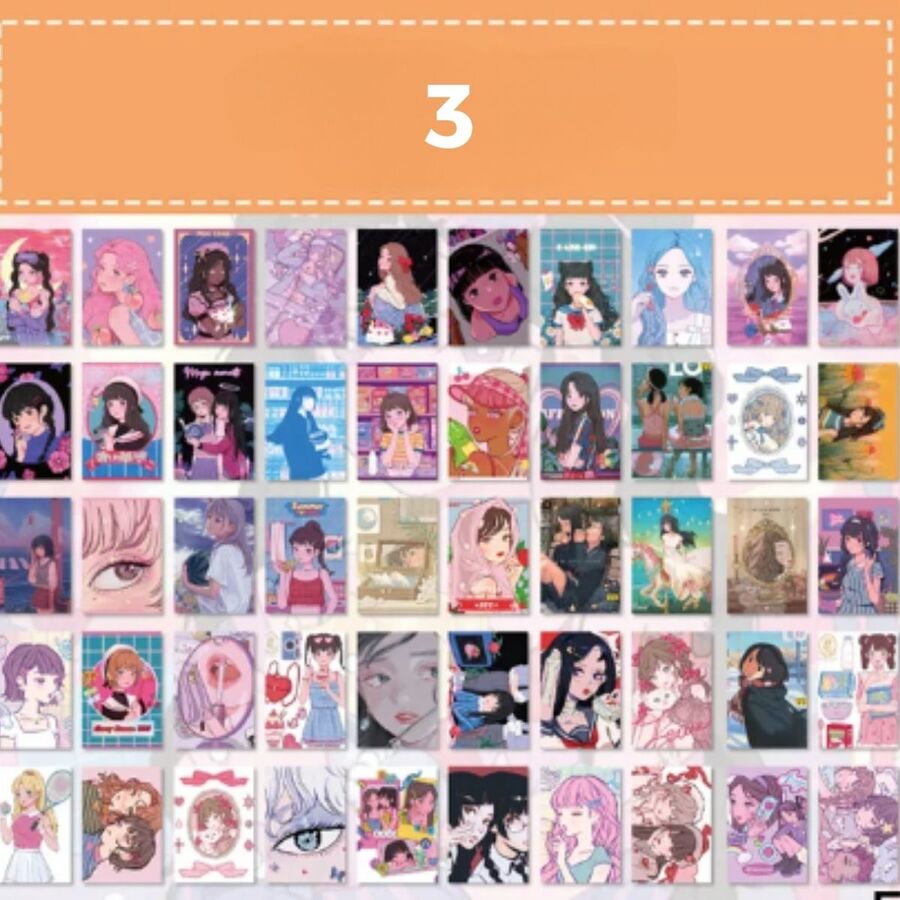 Libro adhesivo anime