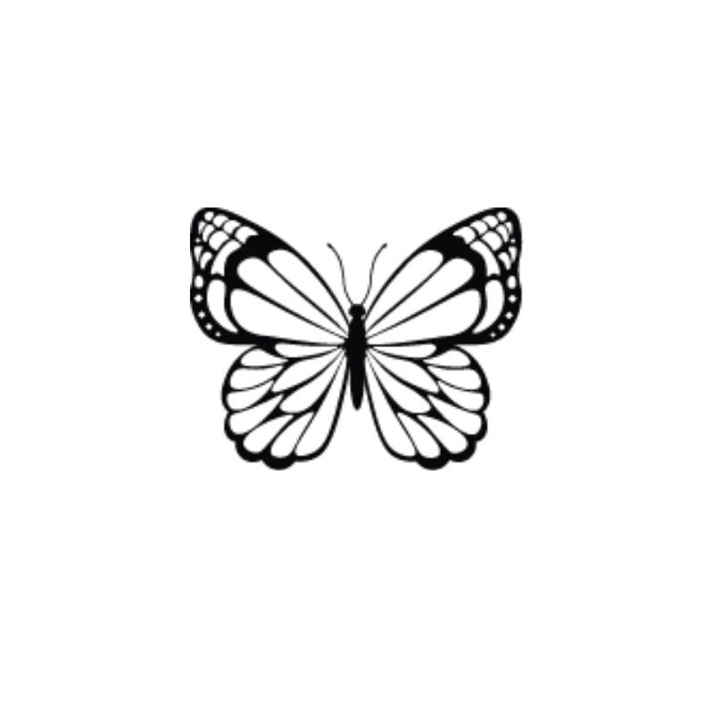 Sello Silicona Mariposa 02