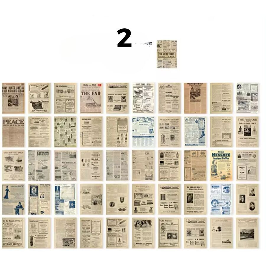 Block pegatinas vintage 30586