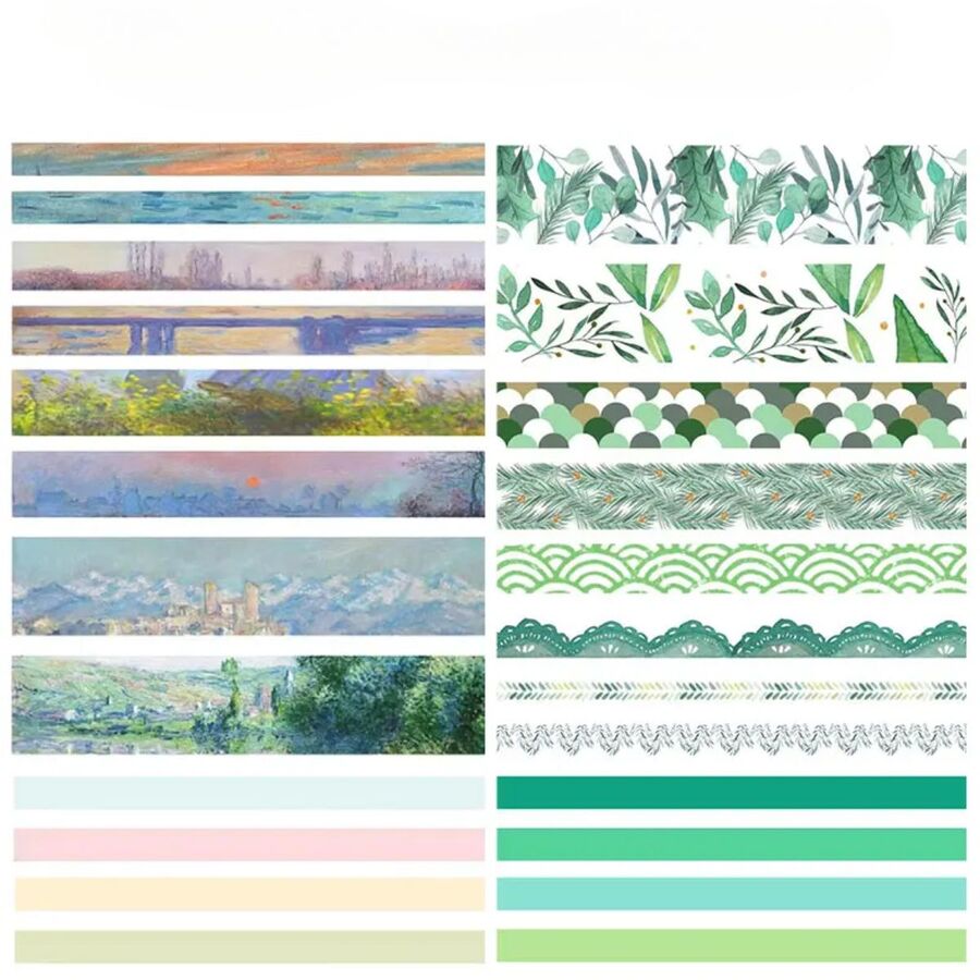 Set washi tape 12 rollos