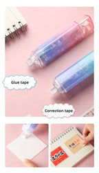 2 en 1 glue tape y corrector