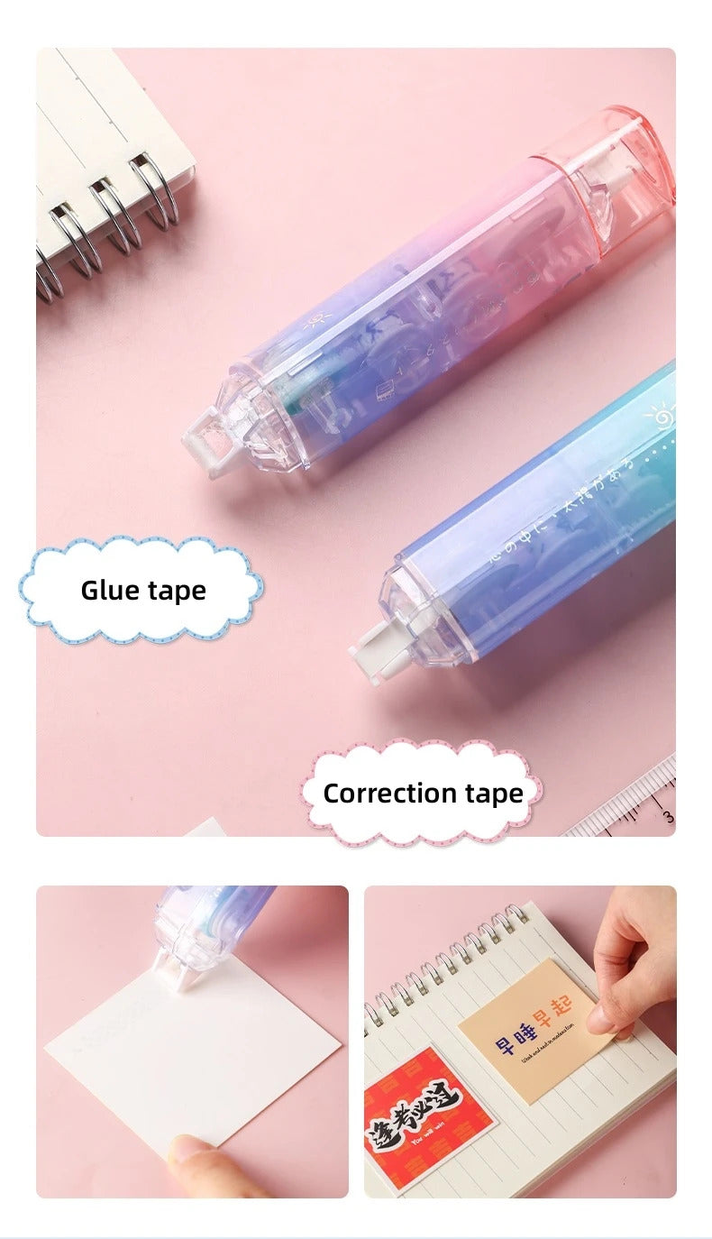 2 en 1 glue tape y corrector