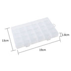 CAJA ORGANIZADOR PLASTICO 24 REPARTICIONES