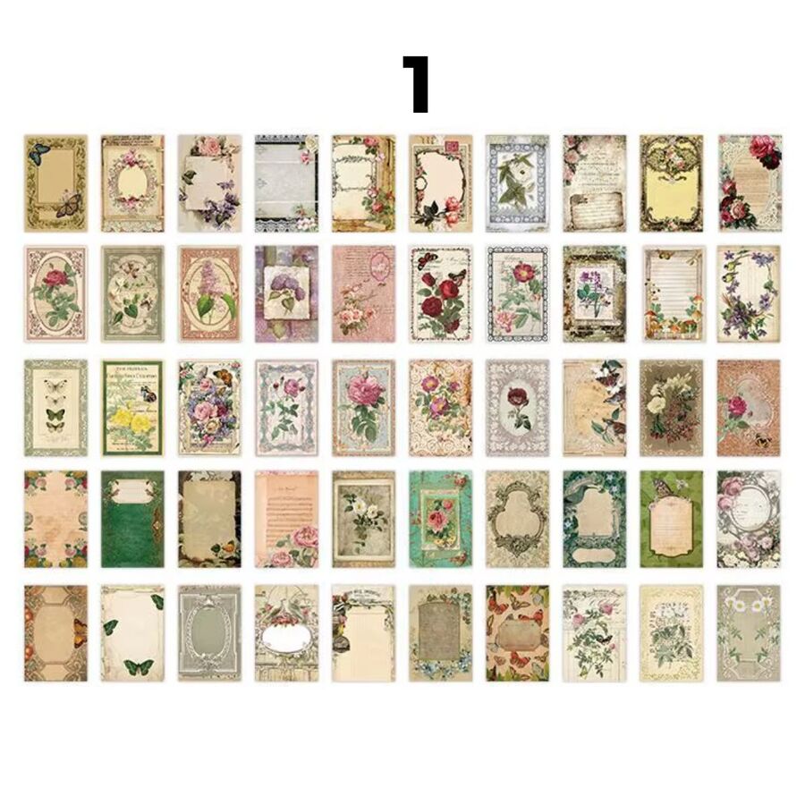 Libro de papeles decorados coleccion florales