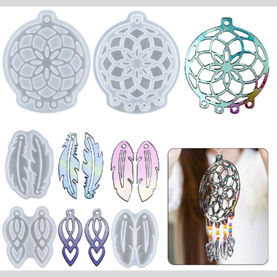 Molde de silicona pluma - 29714