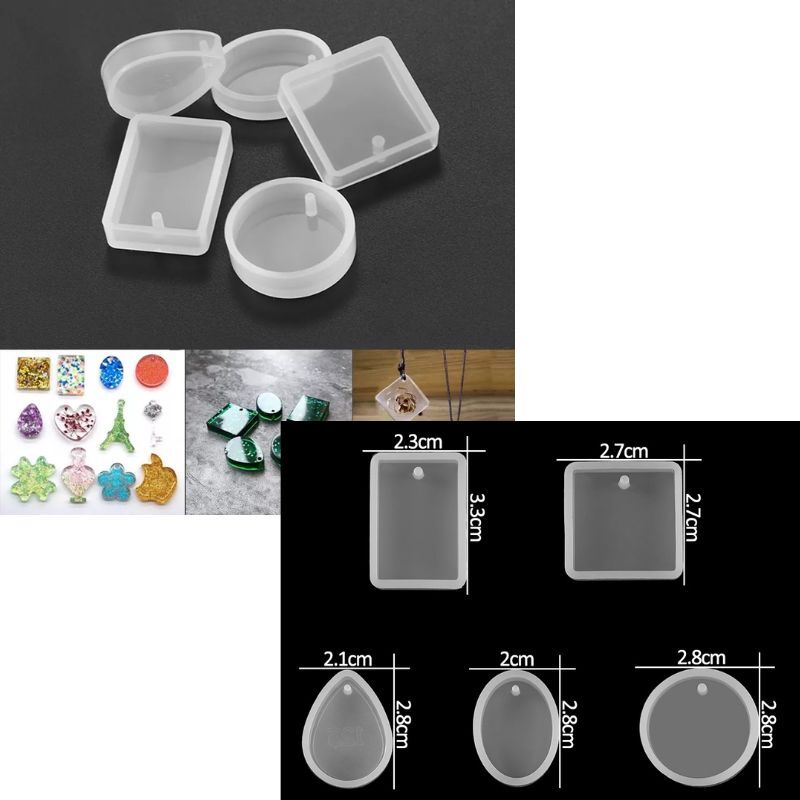 Molde Pendientes Silicona