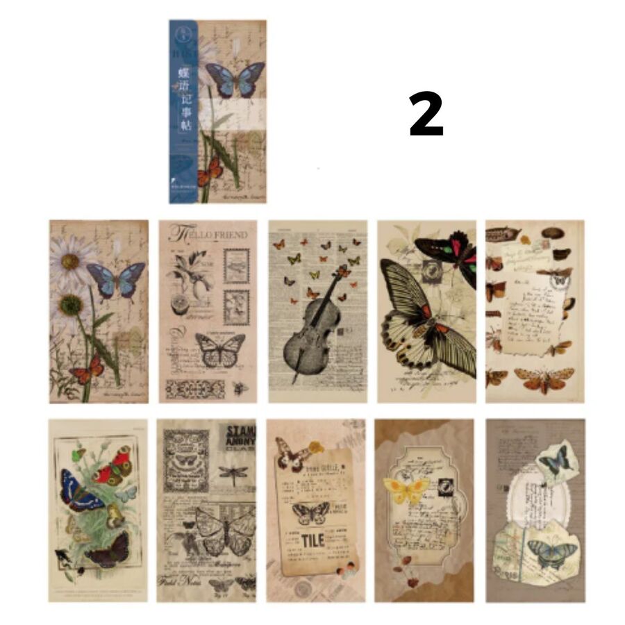 BLOCK PAPELES RETROS