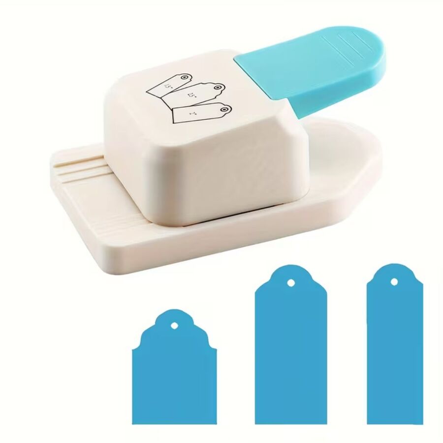 Perforadora De Tag Etiquetas Curvo