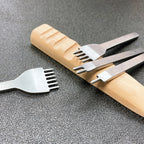 Tenedor Cuero Perforado 3MM