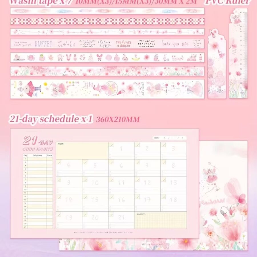 Set papeleria cuaderno y mas