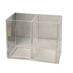 ORGANIZADOR PORTA BROCHAS PORTA LAPIZ ACRILICO DOBLE