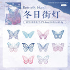 STICKERS MARIPOSAS HOLOGRAFICO PET