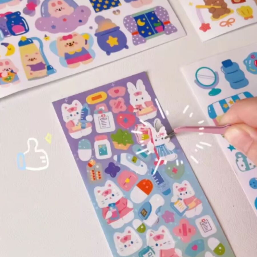 Pinza precision Rosada