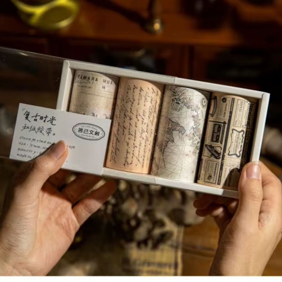 Set de cinta Washi Vintage antigua