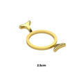 Molde metal para lacre redondo 2,5cm