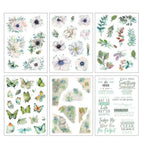 PACK PLANCHAS STICKERS PEGATINAS PET FLORALES