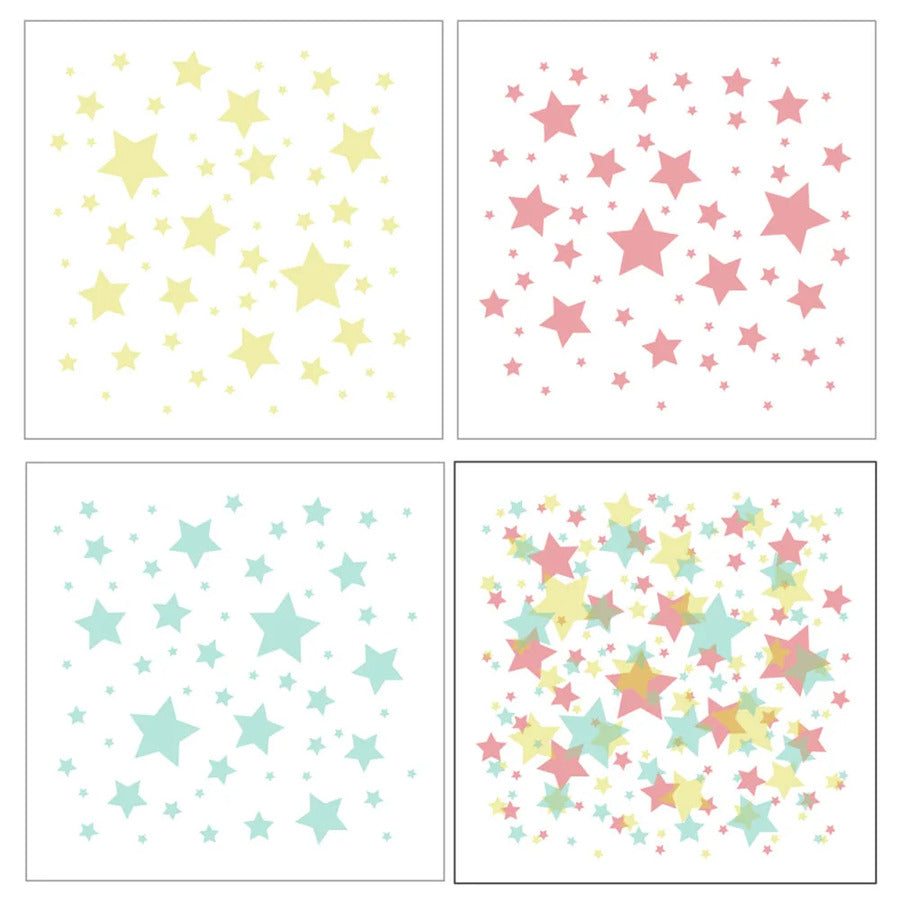 Set estencil estrella