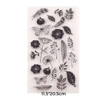SELLO DE SILICONA MIX FLORES RAMAS
