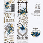 ROLLO WASHI TAPE EN PET COLECCION ROMANTIC Dark Vintage