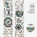 ROLLO WASHI TAPE EN PET COLECCION ROMANTIC Dark Vintage