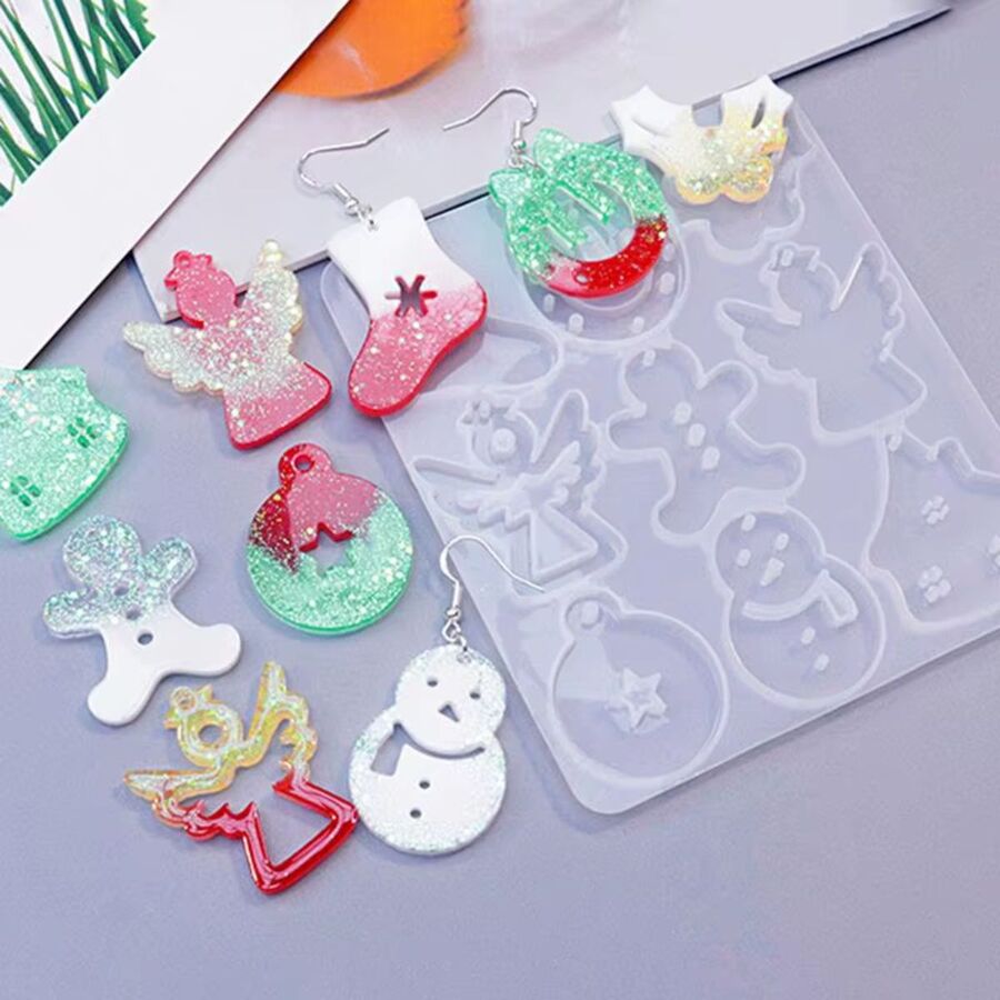 Molde de silicona navidad