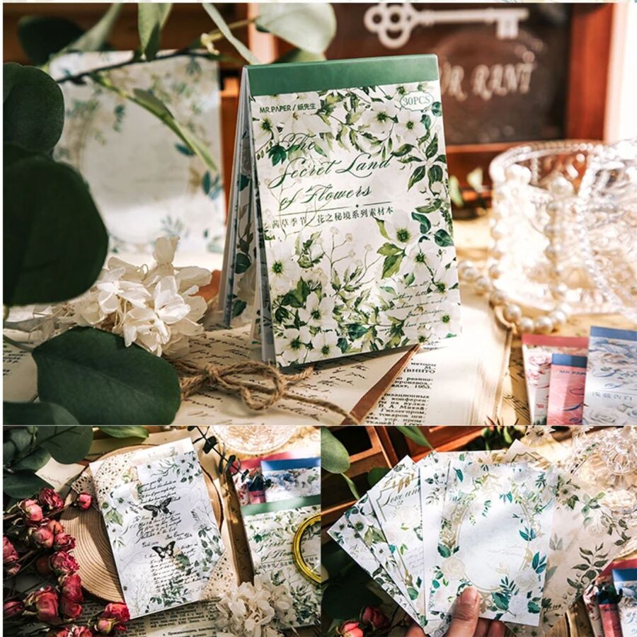 Block Romantic Vegetal