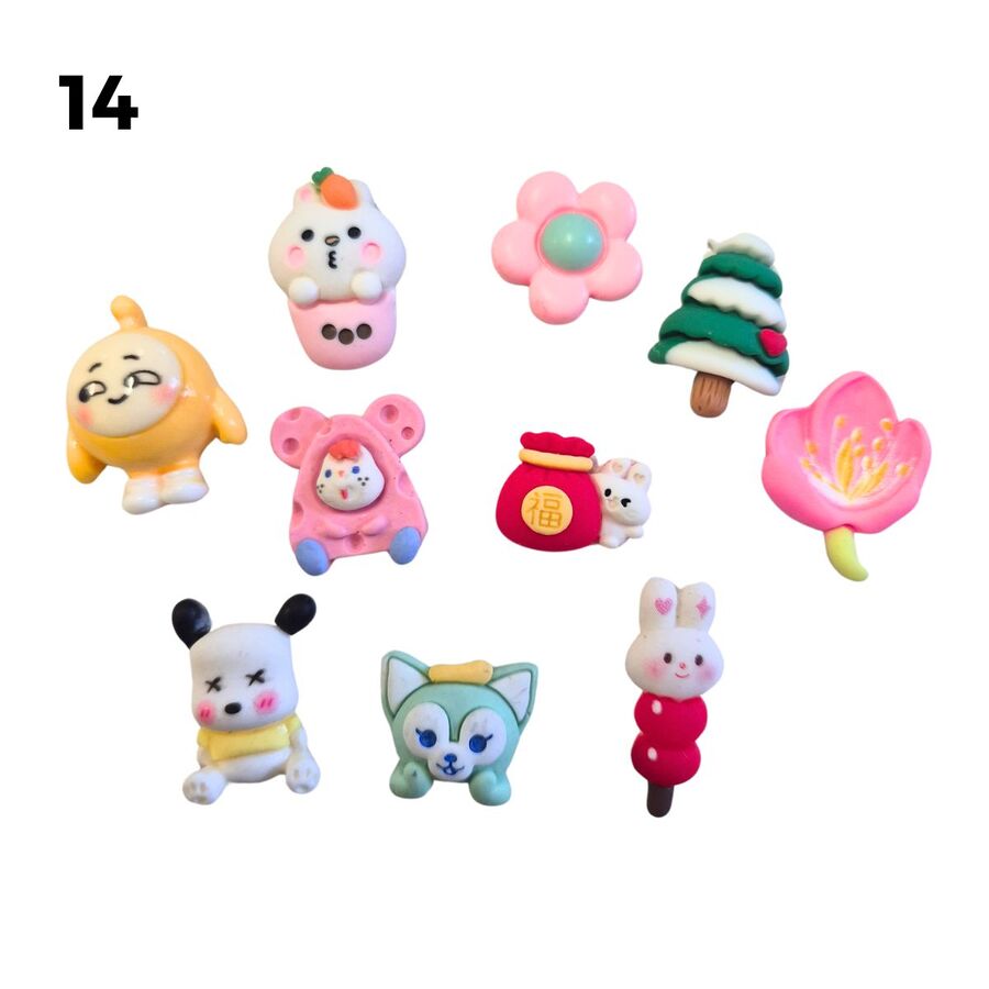 PACK 10 CHARMS SURTIDOS