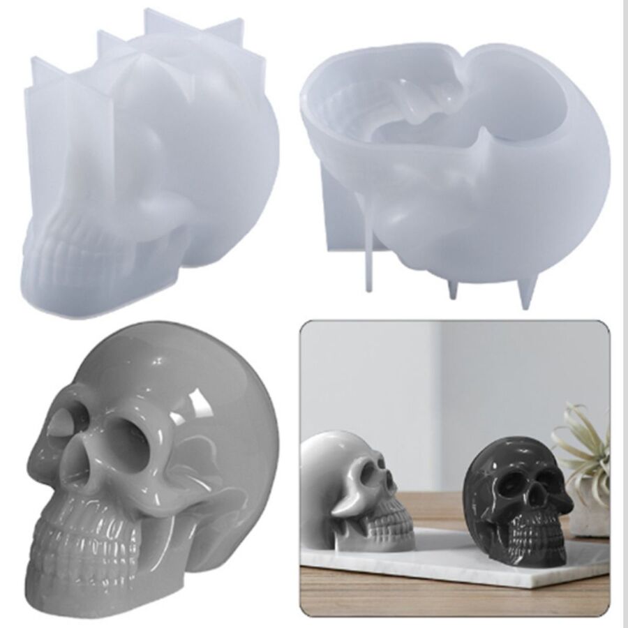 Molde de silicona calavera - 29706