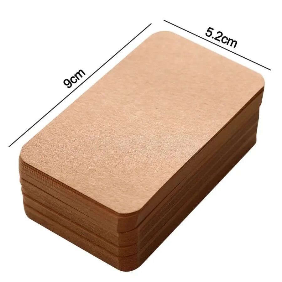 Caja 100 tarjetas para tags