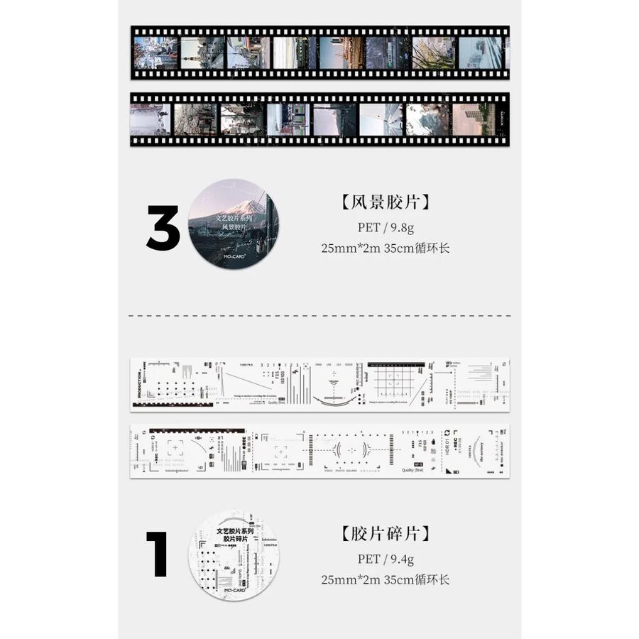 WASHI TAPE FOTOGRAFIA REVELADO PET