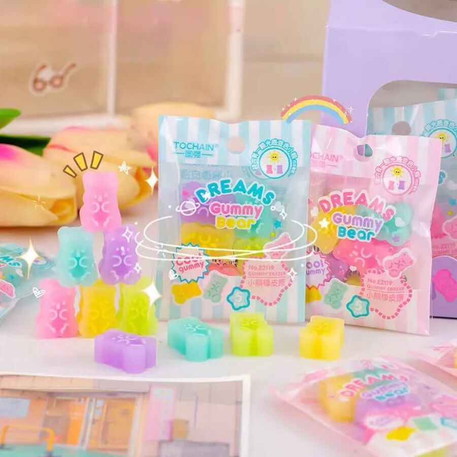 Gomas de borrar de oso Kawaii