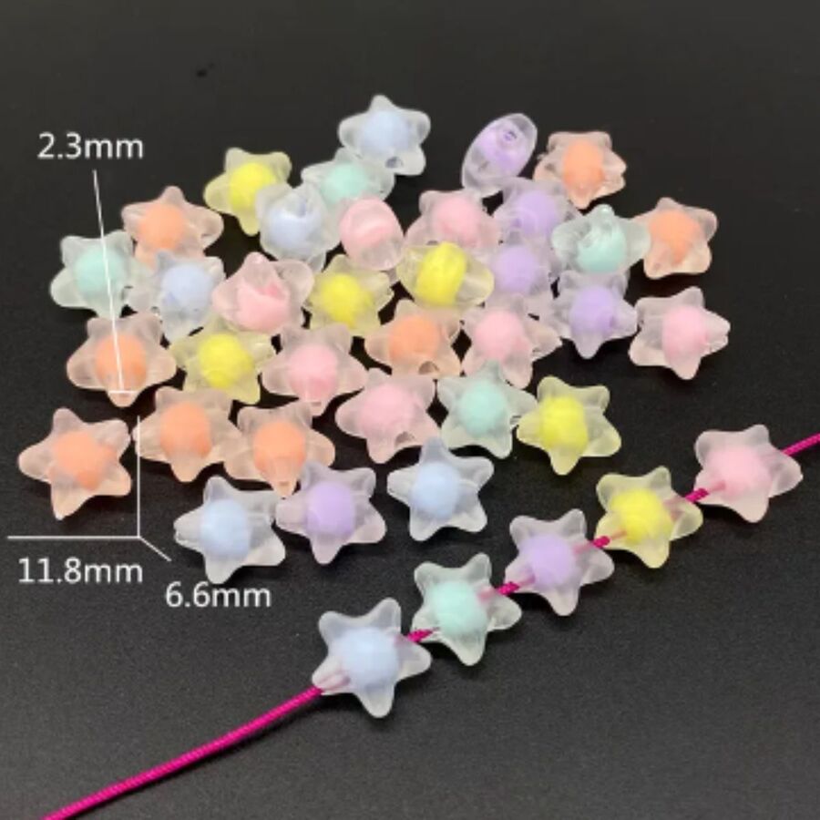 50g Abalorios cuentas con formas