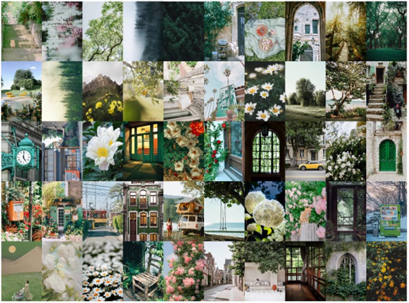 Stickers estilo revista Magazine Stickers Retro Story (50 piezas)