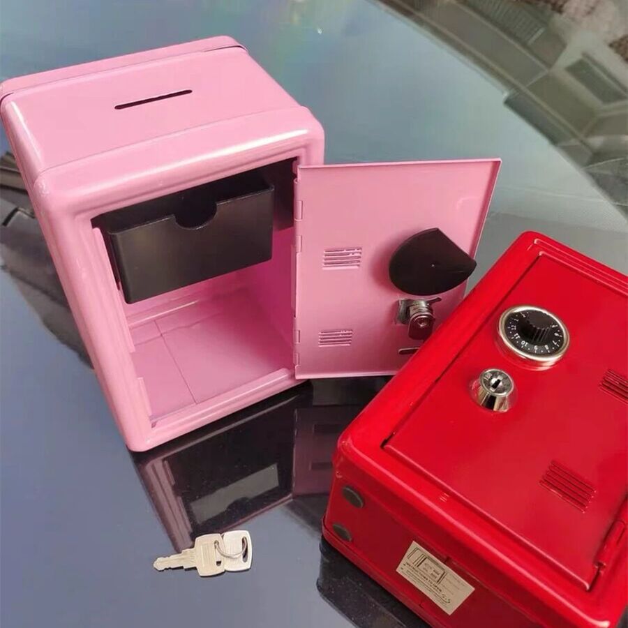Caja fuerte alcancia con llave